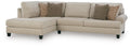Steelwater Retreat sectional, 2-Piece Sectional with Chaise · Left-Facing Chaise · 126 × 81 × 41 in, view 1