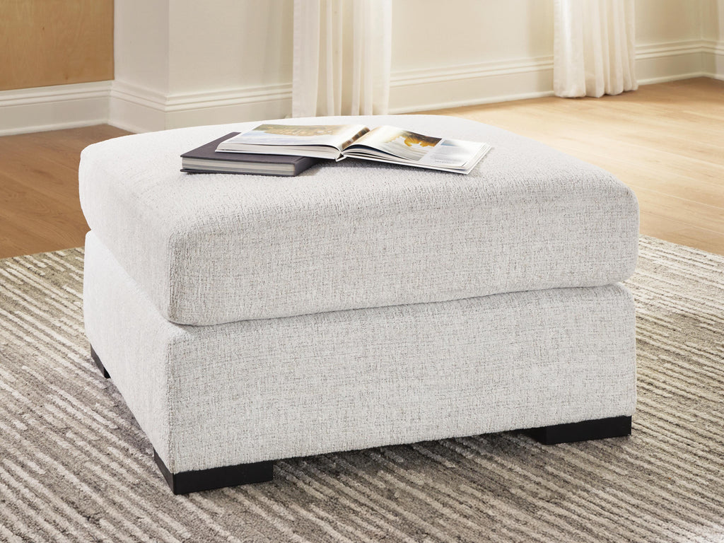 Misty-Lakes Oversized Accent Ottoman in Chalk, lifestyle view