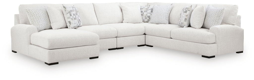 Misty-Lakes sectional, 5-Piece Sectional with Chaise · Left-Facing Chaise · 154 × 119 × 38 in, view 1
