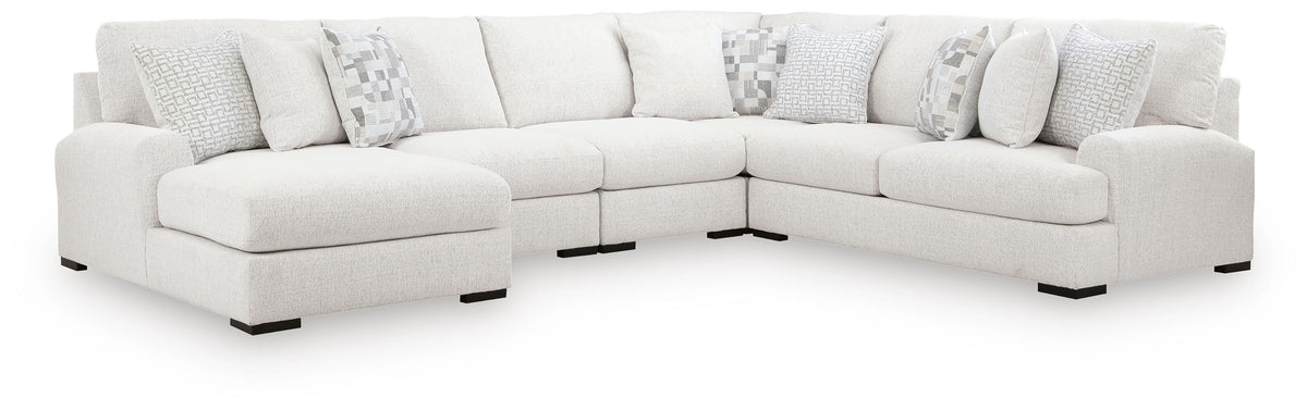 Misty-Lakes sectional, 5-Piece Sectional with Chaise · Left-Facing Chaise · 154 × 119 × 38 in, view 1