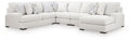 Misty-Lakes sectional, 5-Piece Sectional with Chaise · Right-Facing Chaise · 119 × 154 × 38 in, view 1