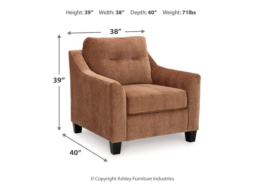 Amity Bay Chair dimensions