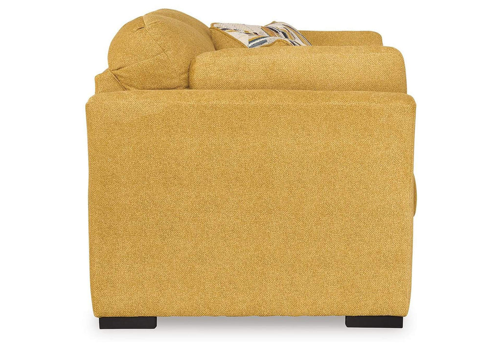 Keerwick Sofa, Loveseat, Chair and Ottoman side view