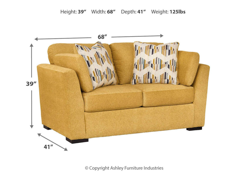 Keerwick Loveseat dimensions