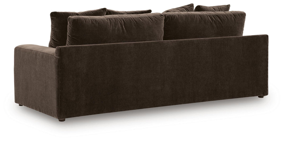 Maxton Heights Sofa in Bittersweet, back view