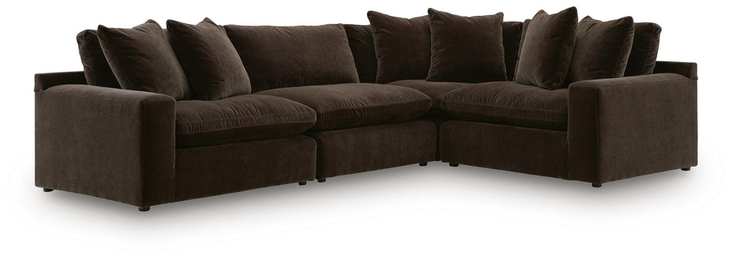 Maxton Heights sectional, 4-Piece Sectional · 133 × 92 × 38 in, view 1