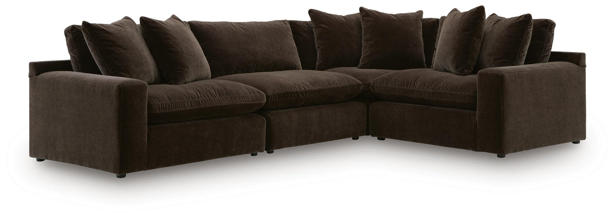 Maxton Heights sectional, 4-Piece Sectional · 133 × 92 × 38 in, view 1
