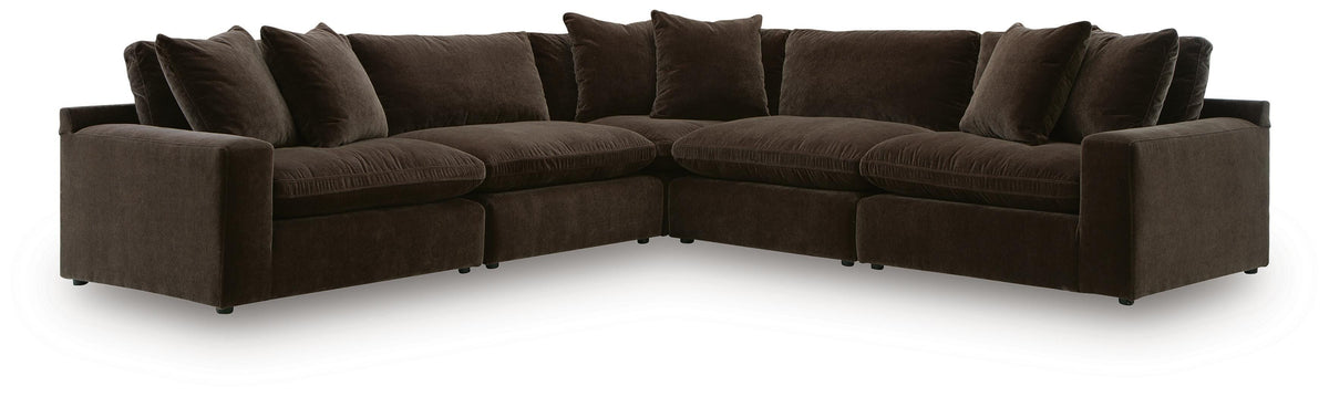 Maxton Heights sectional, 5-Piece Sectional · 133 × 133 × 38 in, view 1