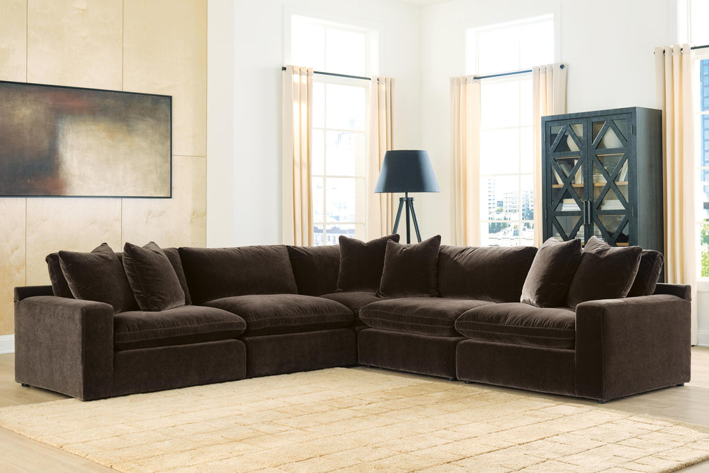 Maxton Heights sectional, 5-Piece Sectional · 133 × 133 × 38 in, view 2