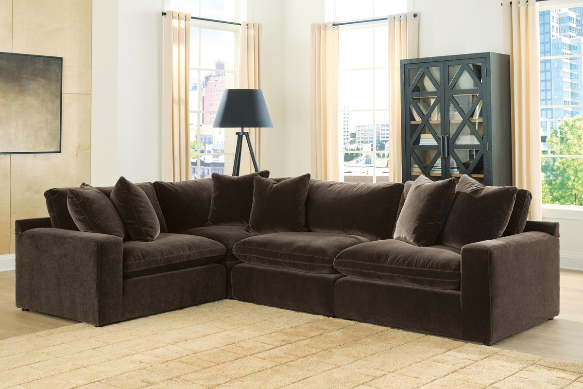 Maxton Heights sectional, 4-Piece Sectional · 133 × 92 × 38 in, view 2