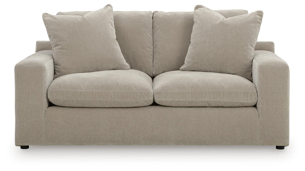Maxton Heights Loveseat in Pebble, front view