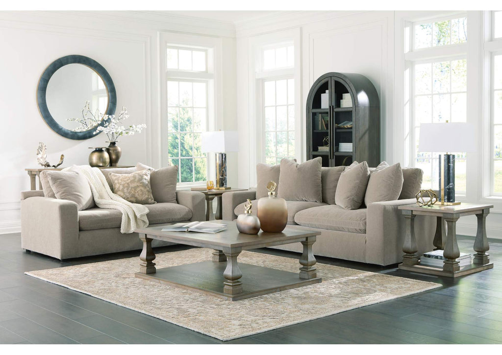 Maxton Heights Sofa and Loveseat