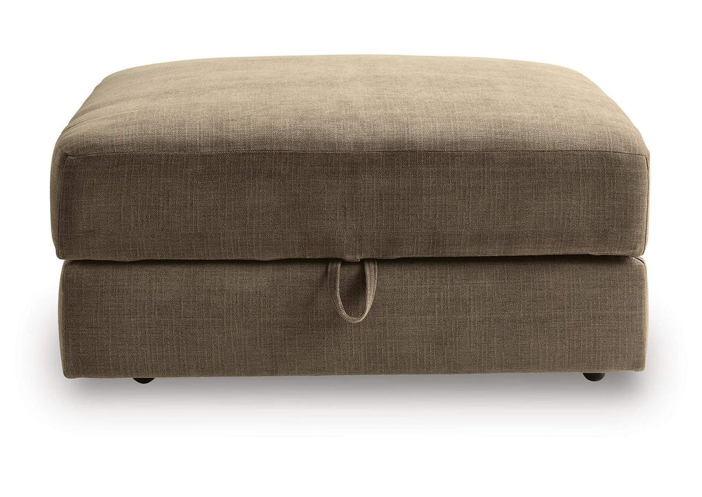 Camellia-Court Ottoman With Storage