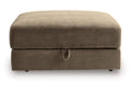 Camellia-Court Ottoman With Storage