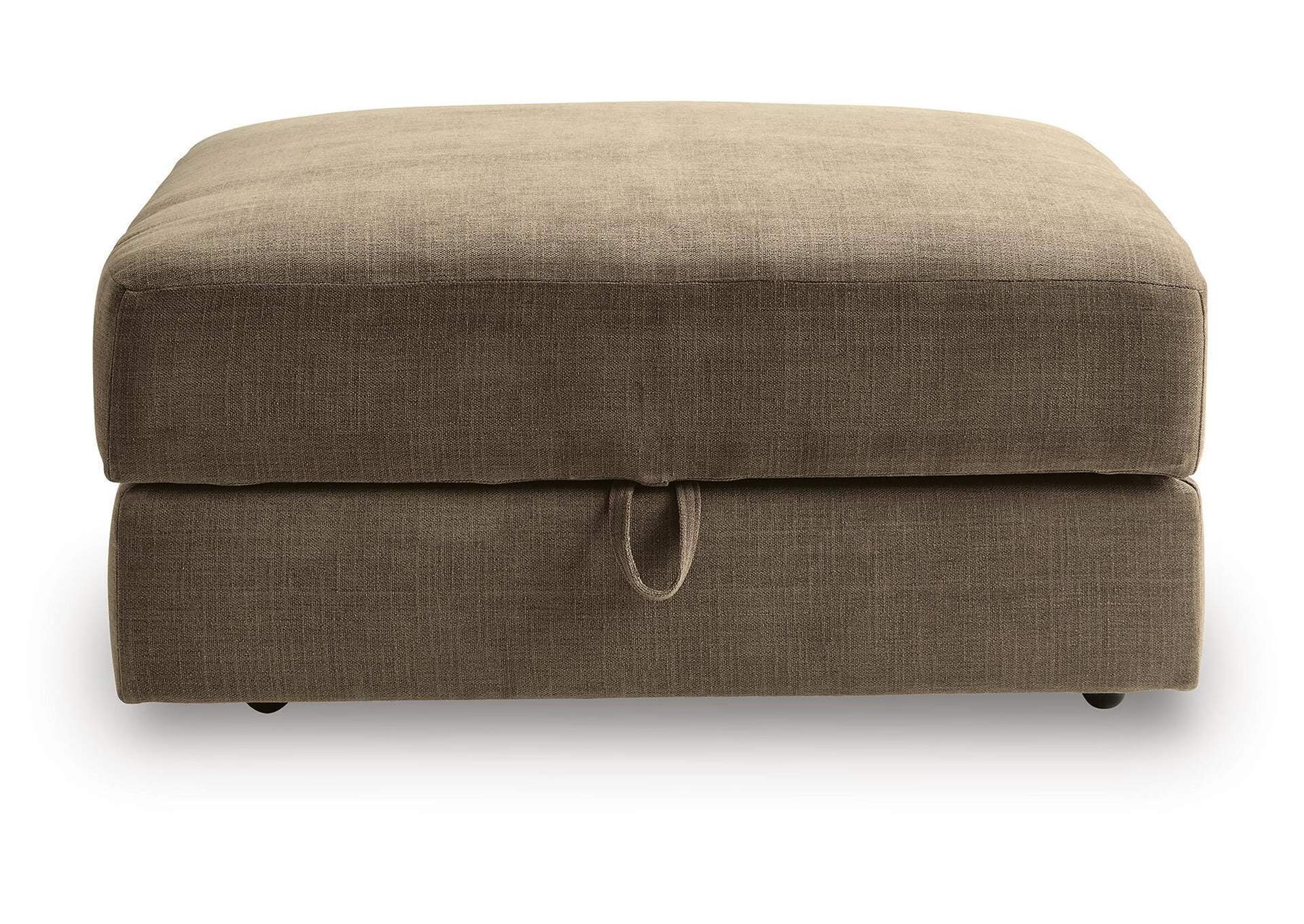 Camellia-Court Ottoman With Storage