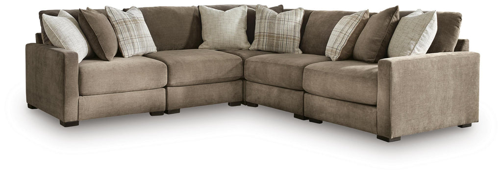 Camellia-Court sectional, 5-Piece Sectional · 113 × 113 × 37 in, view 1