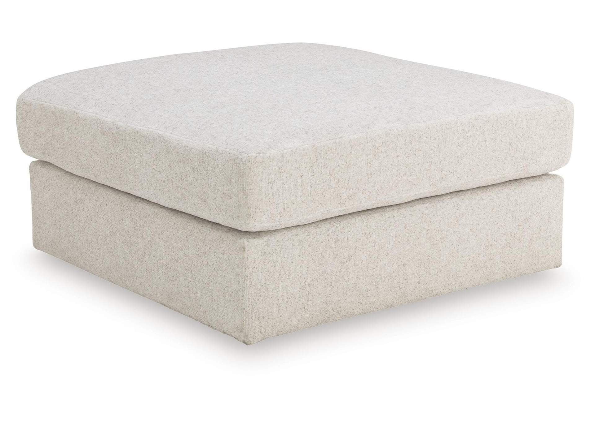Kestrie Oversized Accent Ottoman angled view