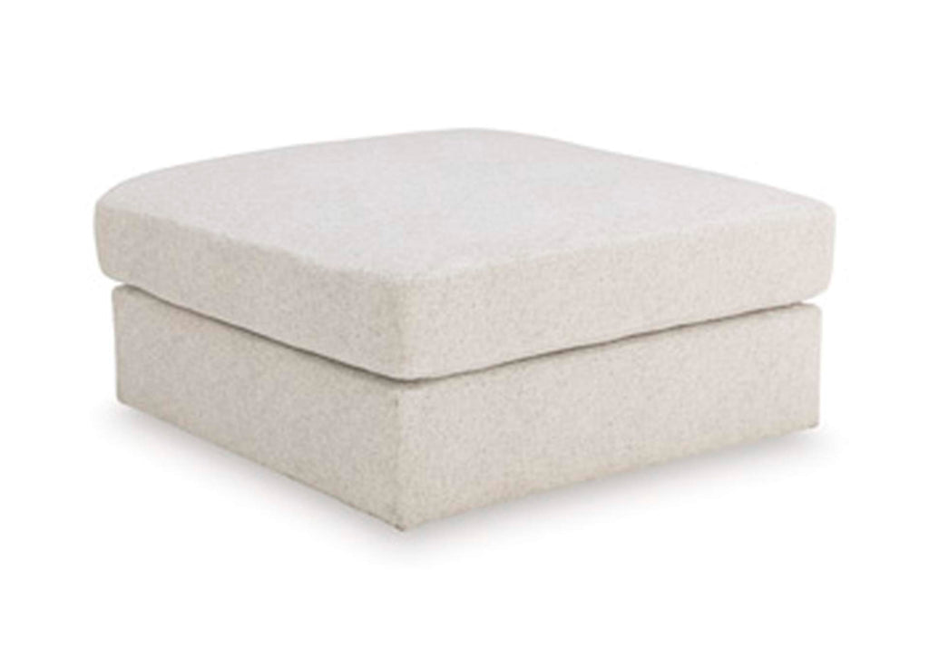 Kestrie Oversized Accent Ottoman angled view