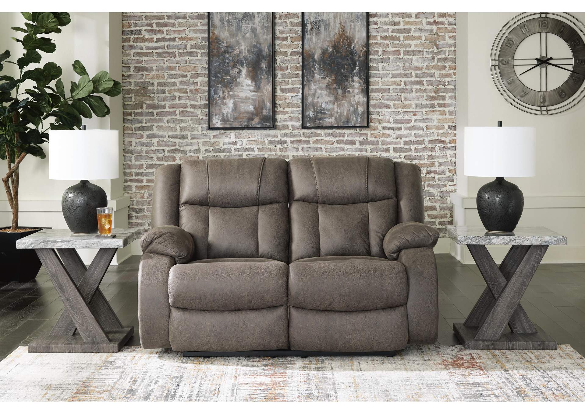 First Base Sofa, Loveseat and Recliner