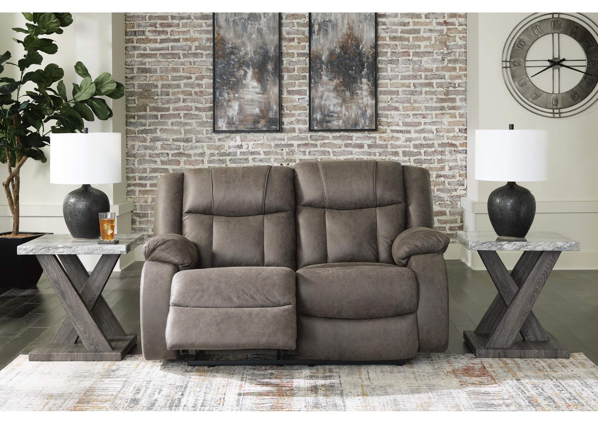 First Base Sofa, Loveseat and Recliner
