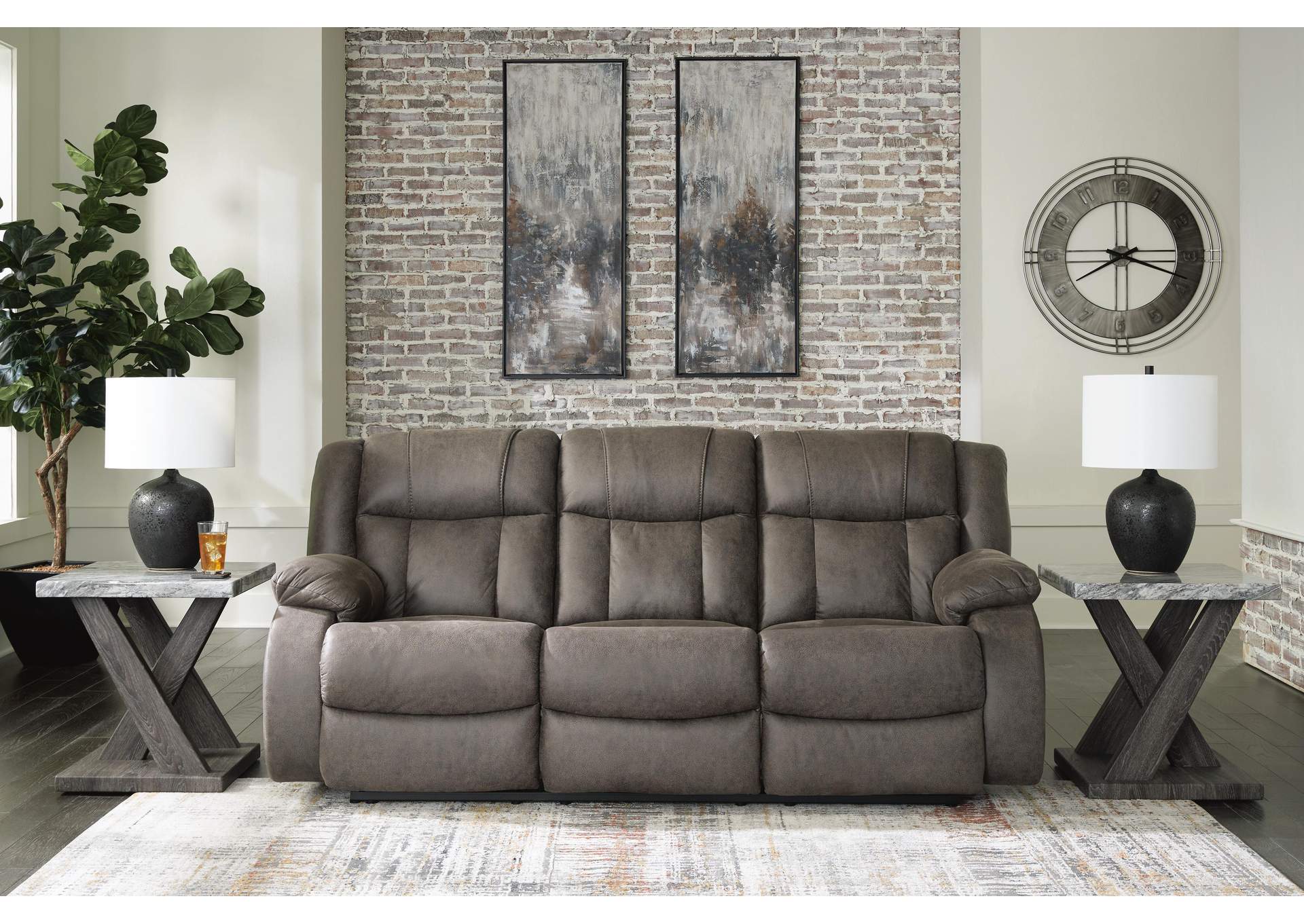 First Base Reclining Sofa