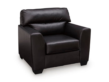 Glennbre Chair in Midnight, angle view