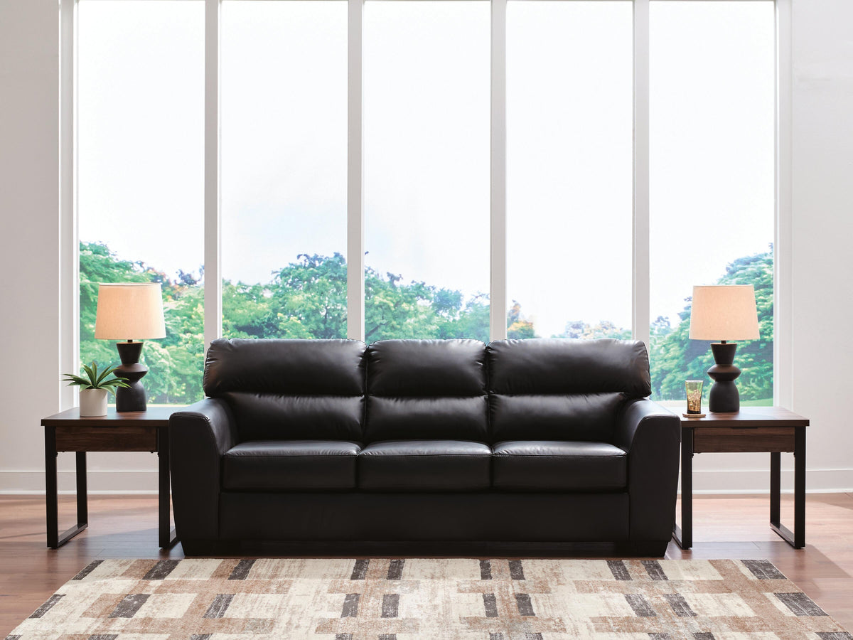 Glennbre Sofa in Midnight, lifestyle view
