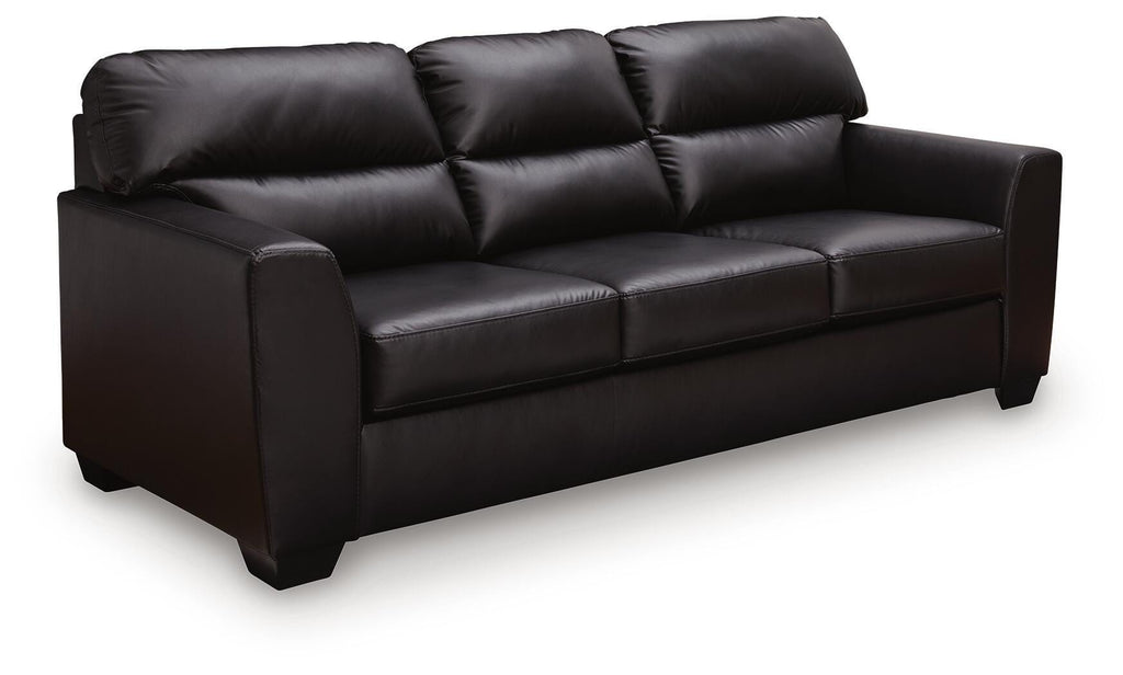 Glennbre Queen Sofa Sleeper in Midnight, angle view