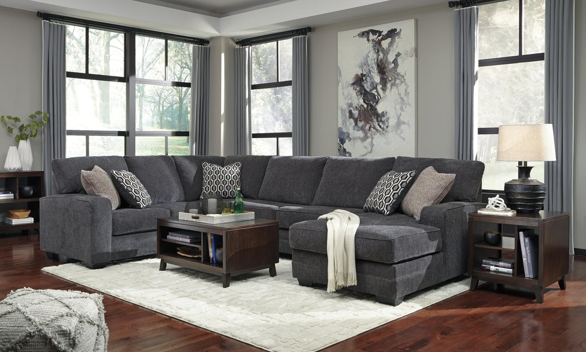Tracling sectional, 3-Piece Sectional with Chaise · Right-Facing Chaise · 99 × 140 × 40 in, view 4