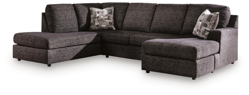 Lentiz sectional, 2-Piece Sectional with Chaise · Left-Facing Chaise · 122 × 86 × 38 in, view 1