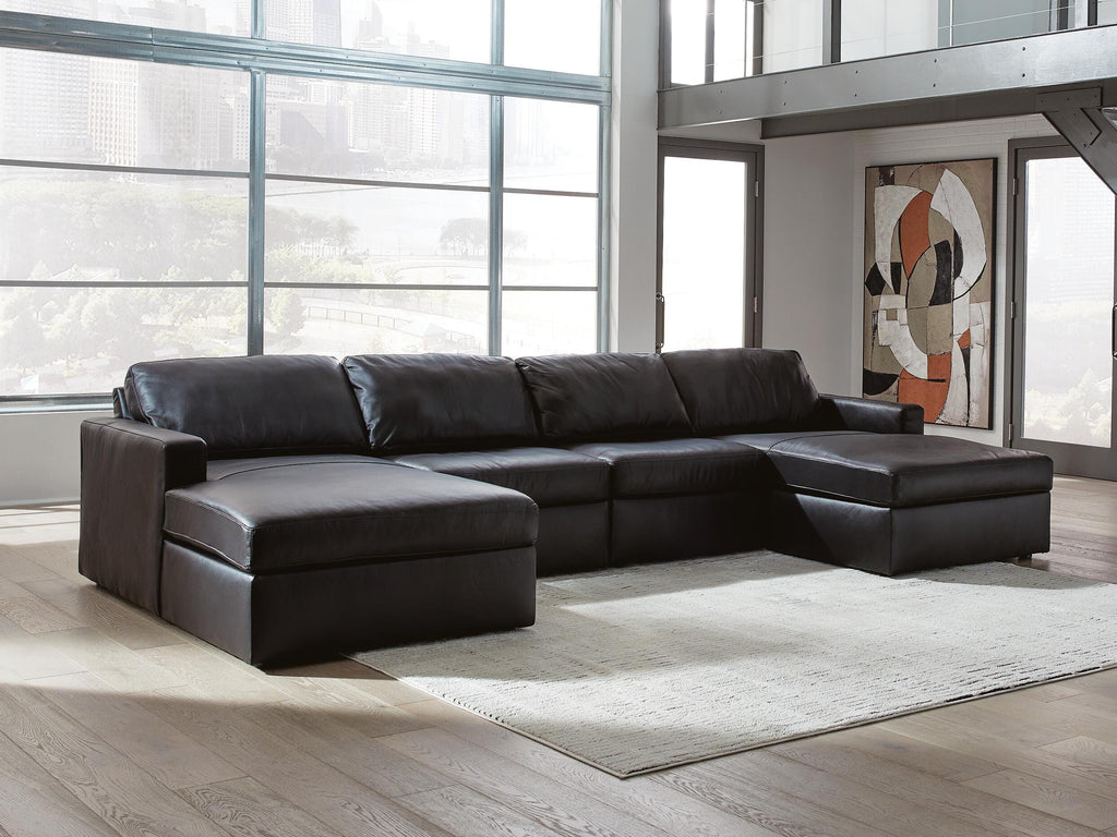 Modmax II sectional, 4-Piece Double Chaise Sectional · Left-Facing Chaise · 142 × 69 × 36 in, view 2