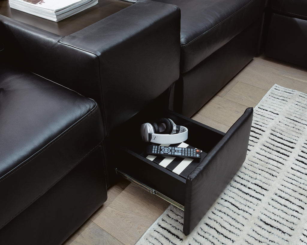 Modmax II sectional, 8-Piece Sectional with Chaise and Storage Consoles · Right-Facing Chaise · 125 × 158 × 36 in, view 3