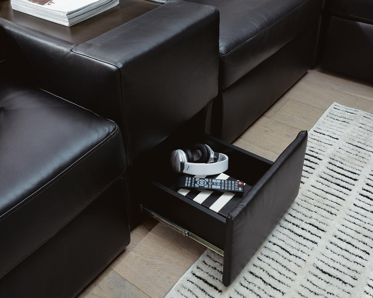 Modmax II sectional, 8-Piece Sectional with Chaise and Storage Consoles · Right-Facing Chaise · 125 × 158 × 36 in, view 3