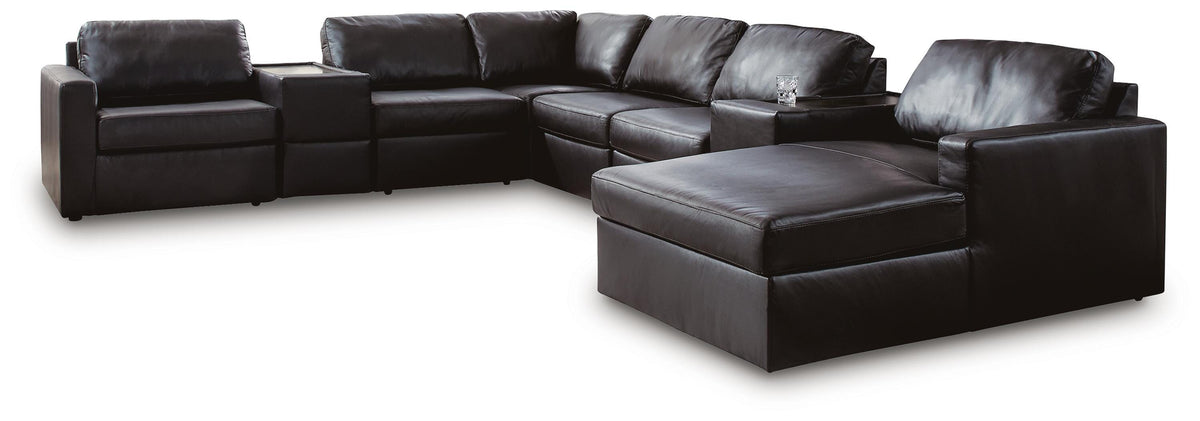 Modmax II sectional, 8-Piece Sectional with Chaise and Storage Consoles · Right-Facing Chaise · 125 × 158 × 36 in, view 1