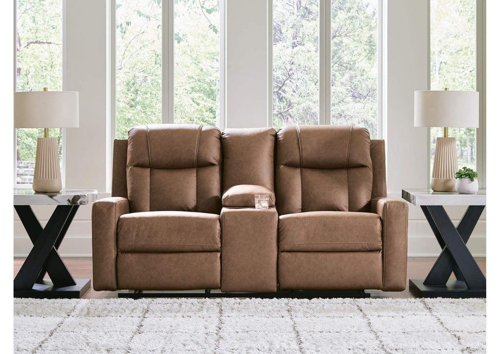 Mackmenville Reclining Sofa and Reclining Loveseat with Console