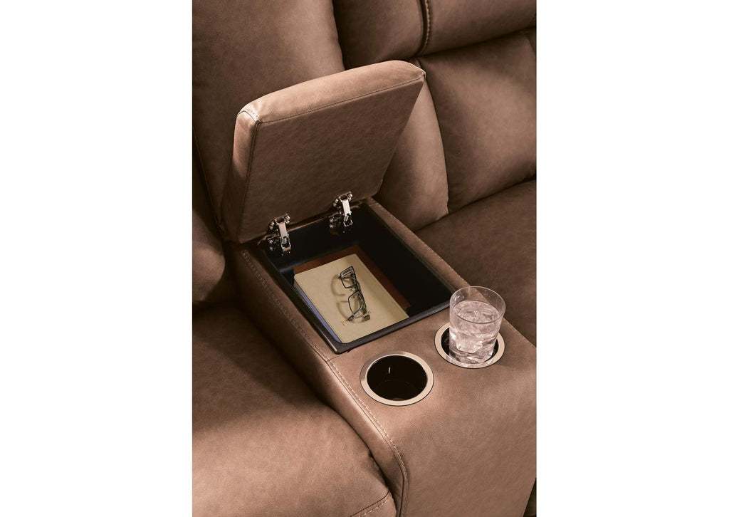 Mackmenville Reclining Sofa and Reclining Loveseat with Console