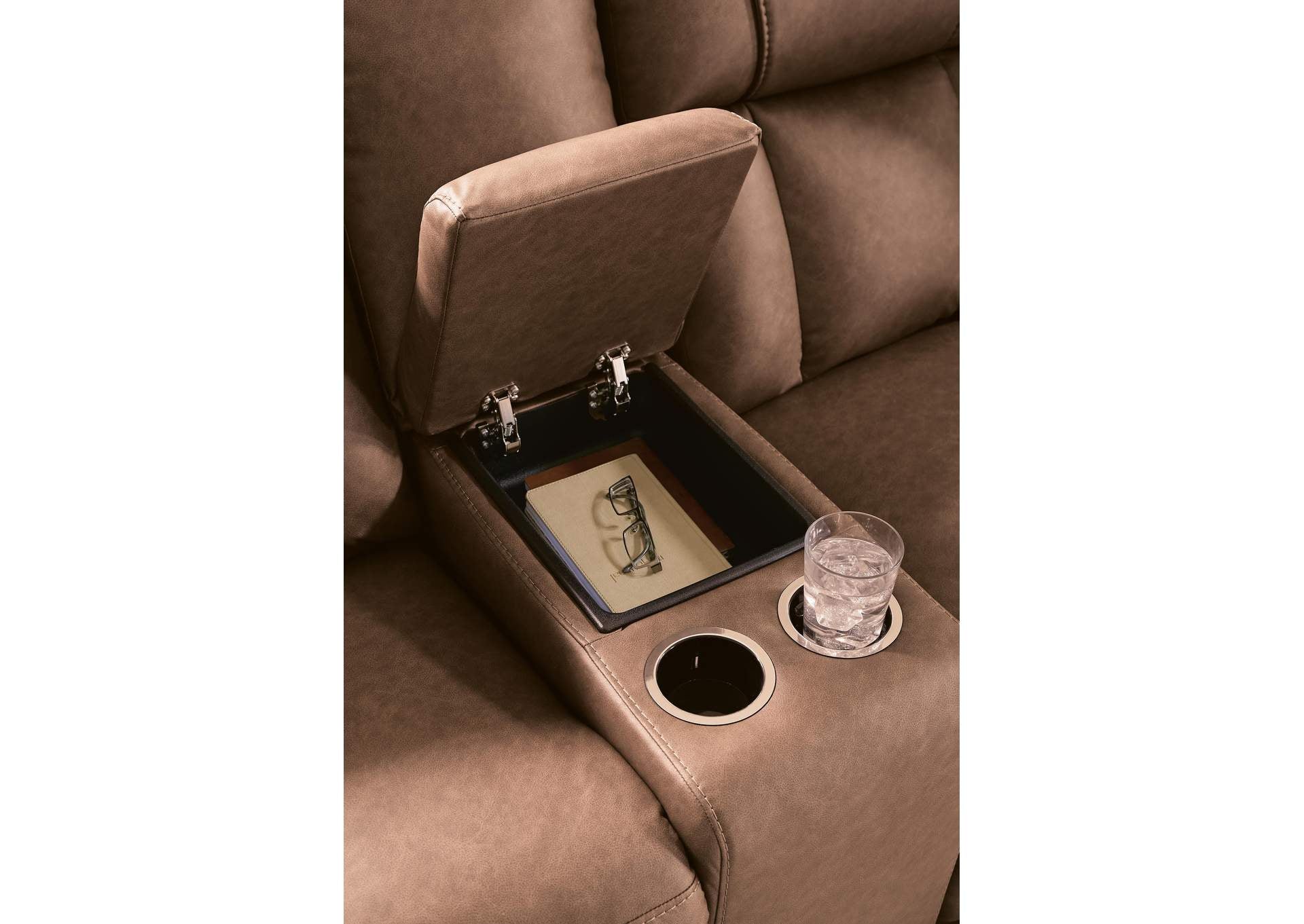 Mackmenville Reclining Sofa and Reclining Loveseat with Console