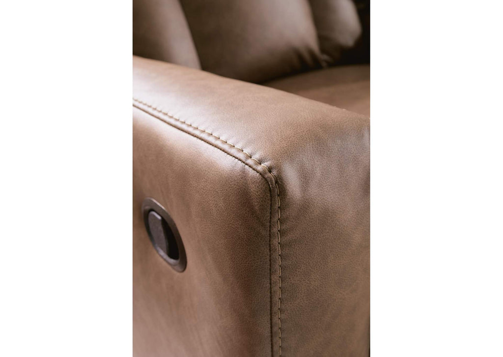 Mackmenville Reclining Sofa and Reclining Loveseat with Console