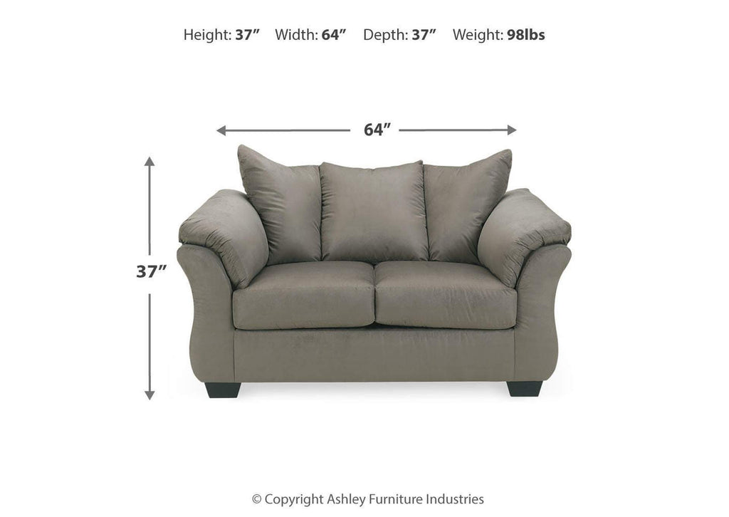 Darcy Loveseat dimensions