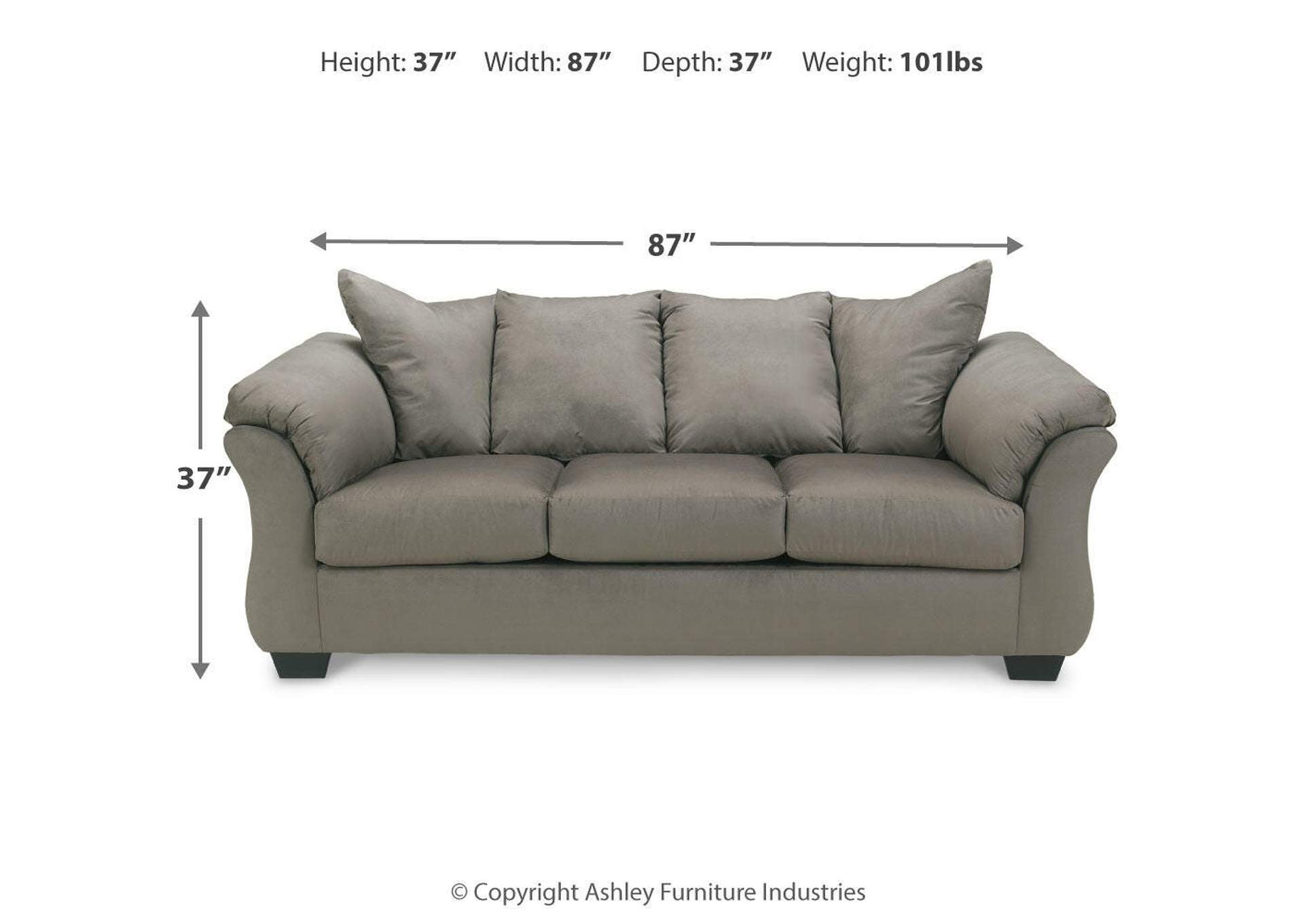 Darcy Sofa dimensions