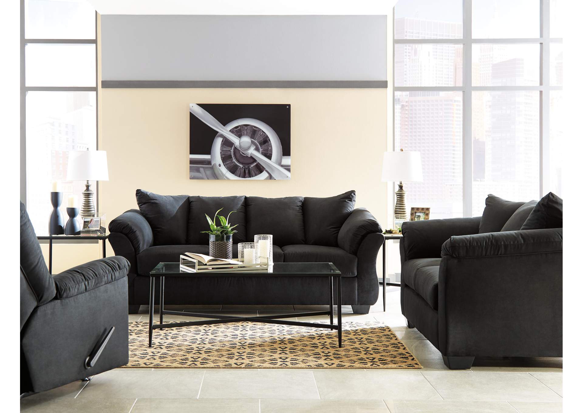 Darcy Sofa, Loveseat and Recliner