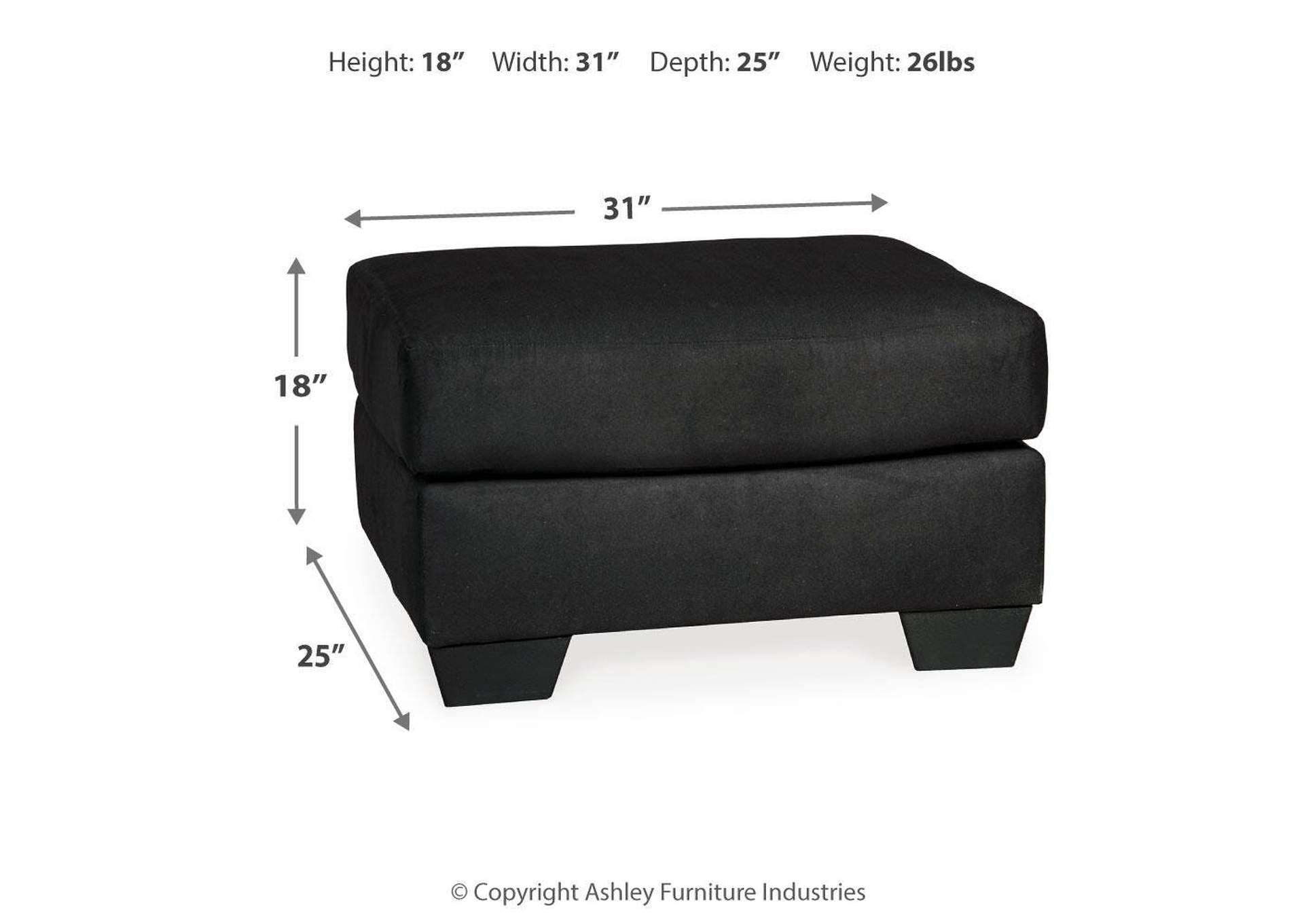 Darcy Ottoman dimensions