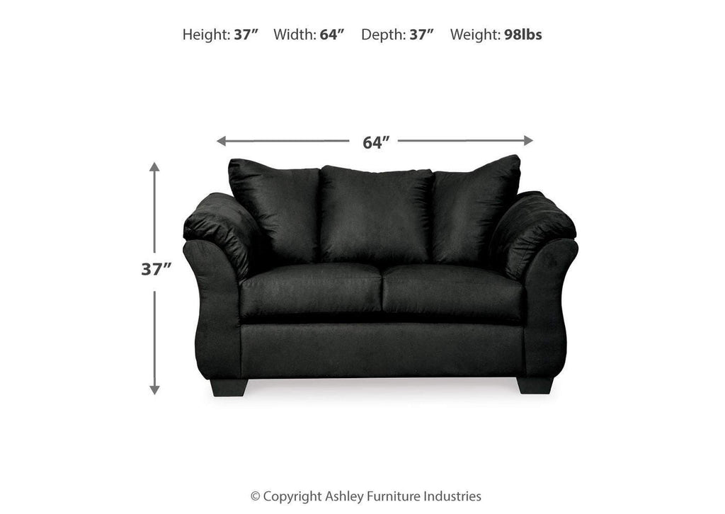 Darcy Sofa, Loveseat, Chair and Ottoman dimensions
