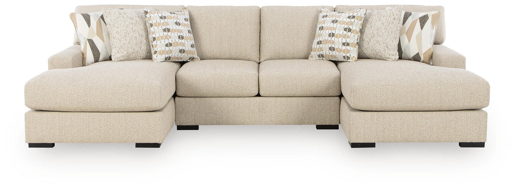 Laurelgrove sectional, 3-Piece Double Chaise Sectional · Left-Facing Chaise · 132 × 68 × 40 in, view 1