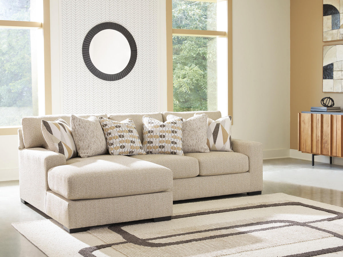 Laurelgrove sectional, 2-Piece Sectional Sofa Chaise · Left-Facing Chaise · 101 × 68 × 40 in, view 2