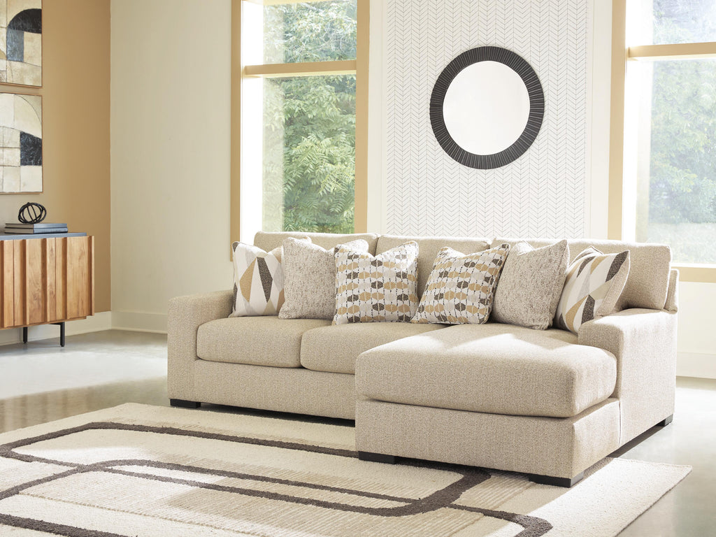 Laurelgrove sectional, 2-Piece Sectional Sofa Chaise · Right-Facing Chaise · 101 × 68 × 40 in, view 2