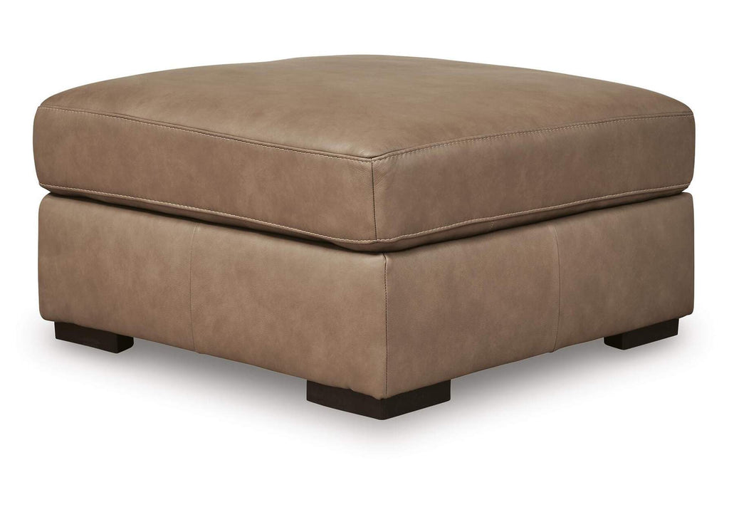 Veronella Oversized Accent Ottoman angled view