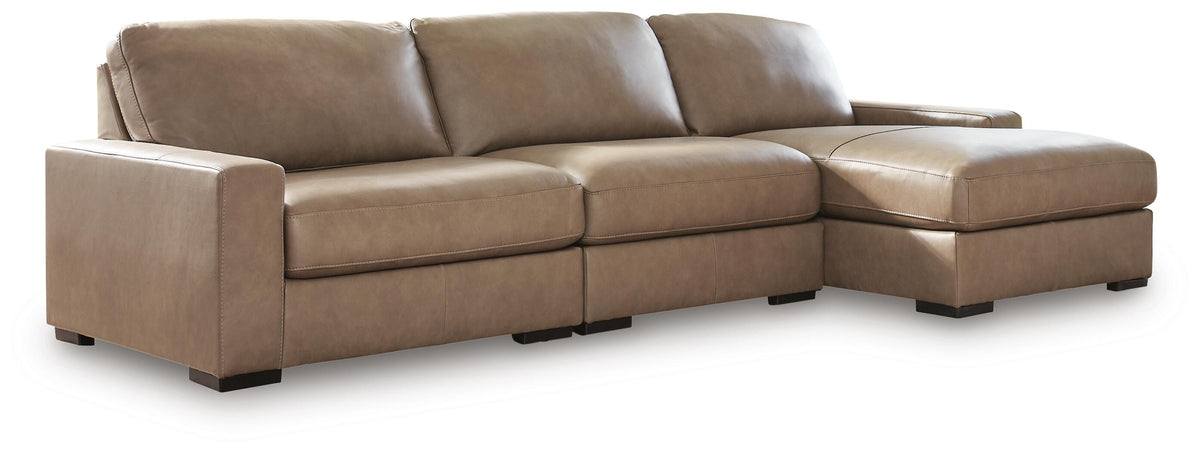 Veronella sectional, 3-Piece Sectional with Chaise · Right-Facing Chaise · 125 × 68 × 39 in, view 1