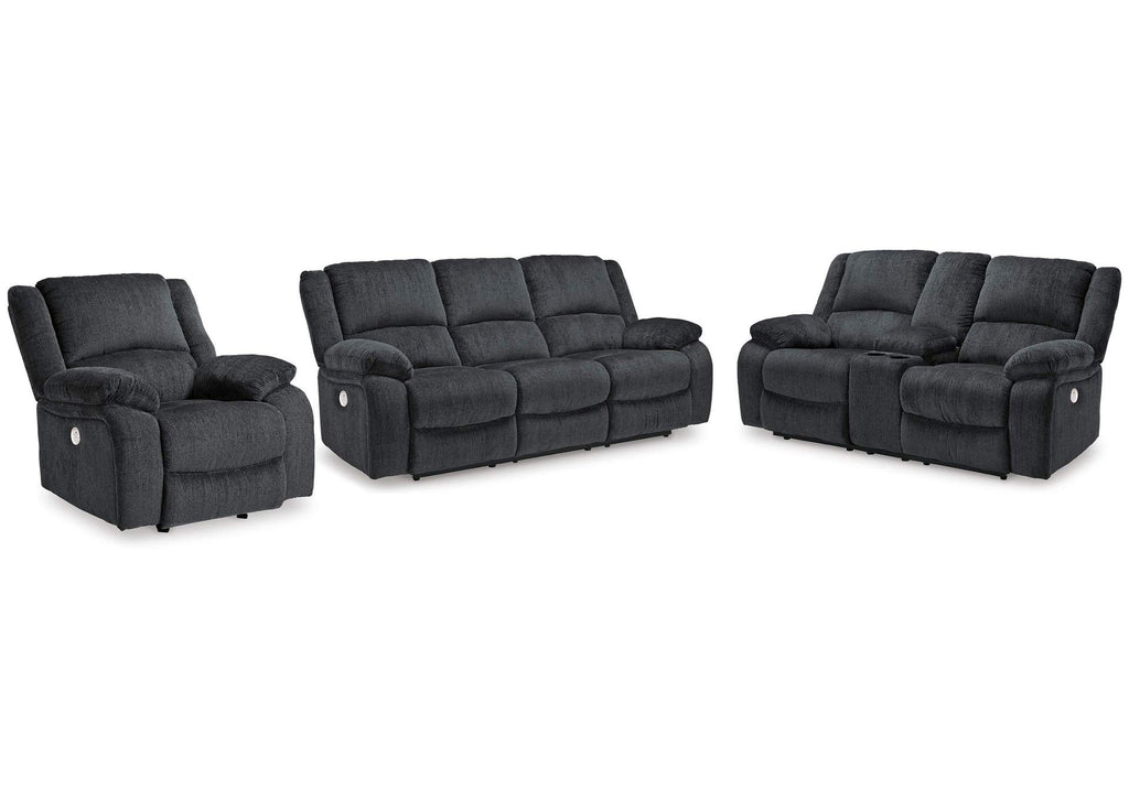 Draycoll Power Sofa, Loveseat and Recliner