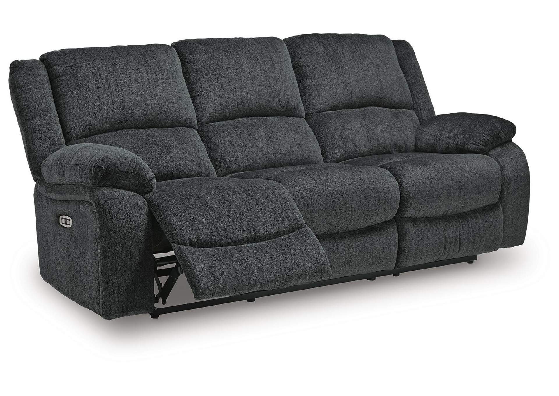 Draycoll Power Reclining Sofa angled view
